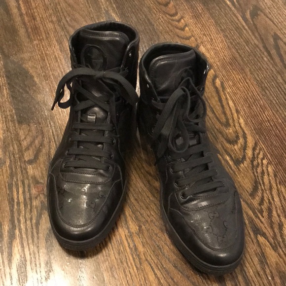 Man black Gucci sneakers - Picture 1 of 3